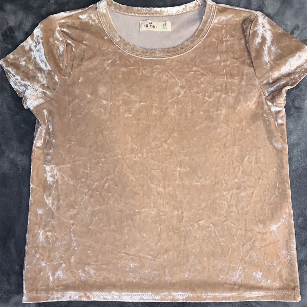 Velvet Hollister Crop Top